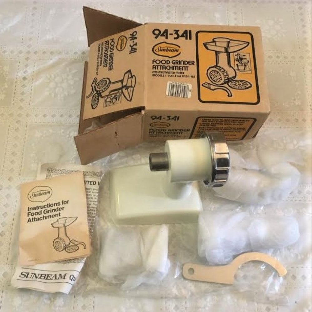Sunbeam MIXMASTER Food Grinder Attachment 94-341